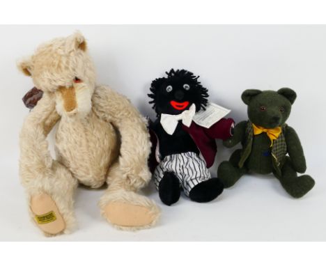 Merrythought, Dean's Rag Book, Clemens - 2 x bears and a soft toy - Lot includes a limited edition blonde Merrythought mohair