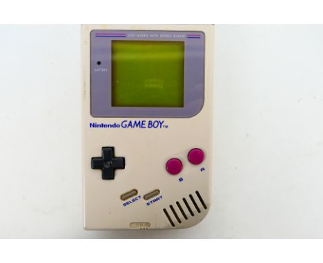 Nintendo - An unboxed Nintendo Game Boy dated 1989. The item appears in Fair condition but the screen has come unstuck. Would