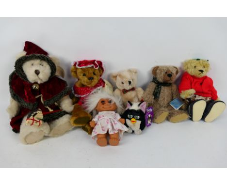 Furby, Bransgrove Bears, O' Be Joyful Bears, Russ, Playmakers, Other - 7 x bears, soft toys, and dolls - Lot includes an unbo