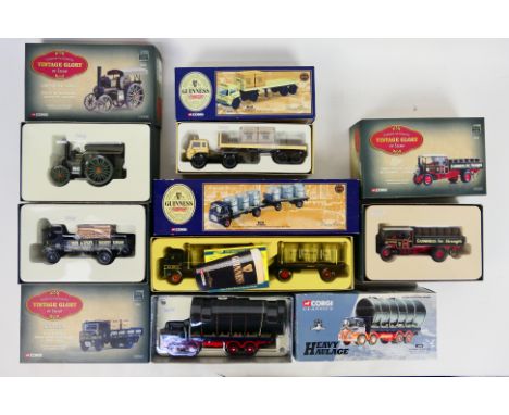 Corgi - 6 x boxed limited edition models in 1:50 scale including Foden S21 platform lorry with diesel tank load # 13902, Leyl