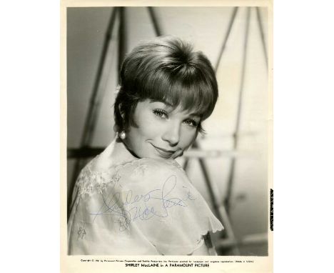 MACLAINE SHIRLEY: (1934- ) American actress, Academy Award winner for Best Actress in 1983 for her role as Aurora Greenway in