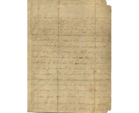 CHARLES II: (1630-1685) King of England, Scotland & Ireland 1660-85. A.L.S., Charles R, two pages, 8vo, Brussels, 18th March 