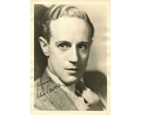 HOWARD LESLIE: (1893-1943) English actor, remembered for his portrayal of Ashley Wilkes in Gone with the Wind (1939). A good 