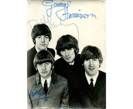 [BEATLES THE]: HARRISON GEORGE: (1943-2001) English Guitarist &amp; STARR RINGO (1940- ) English Drummer, both members of the