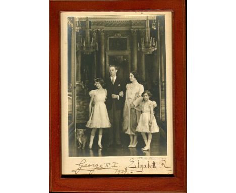 GEORGE VI & QUEEN ELIZABETH: GEORGE VI: (1895-1952) King of the United Kingdom 1936-52 & ELIZABETH THE QUEEN MOTHER: (1900-20