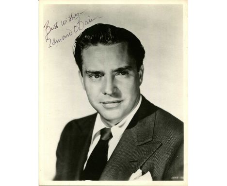 O’BRIEN EDMOND: (1915-1985) American actor, Academy Award winner for Best Supporting Actor in 1954 for his role as Oscar Muld