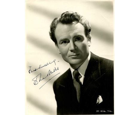 MILLS JOHN: (1908-2005) English actor, Academy Award winner for Best Supporting Actor in 1970 for his role as Michael in Ryan