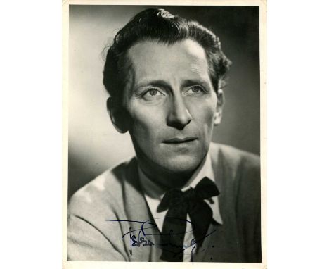 CUSHING PETER: (1913-1994) English Actor, famous for his roles in the Hammer Films, as well as portraying Doctor Who, Sherloc