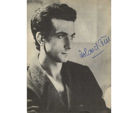 PETIT ROLAND: (1924-2011) French ballet dancer and choreographer. A printed 4to souvenir programme for a performance of Rolan