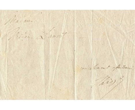 LISZT FRANZ: (1811-1886) Hungarian composer, pianist and conductor of the Romantic period. Vintage ink signature and inscript