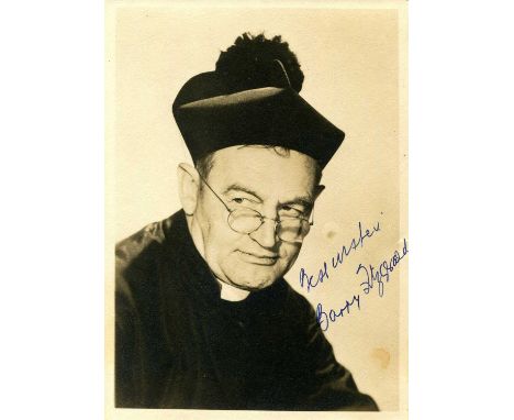 FITZGERALD BARRY: (1888-1961) Irish actor, Academy Award winner for Best Supporting Actor in 1944 for his role as Father Fitz