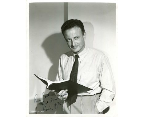 ZINNEMANN FRED: (1907-1997) Austrian-American film director, Academy Award winner. A good signed and inscribed 8 x 10 photogr