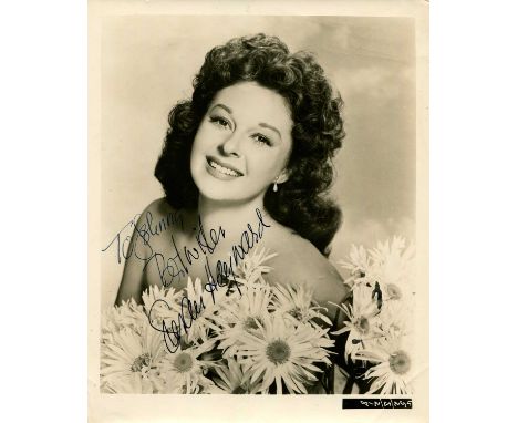 HAYWARD SUSAN: (1917-1975) American actress, Academy Award winner for Best Actress in 1958 for her role as Barbara Graham in 