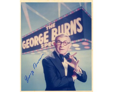 BURNS GEORGE: (1896-1996) American comedian and actor, Academy Award winner for Best Supporting Actor in 1975 for his role as
