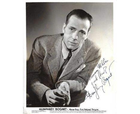 BOGART HUMPHREY: (1899-1957) American actor, Academy Award winner for Best Actor in 1951 for his role as Charlie Allnut in Th