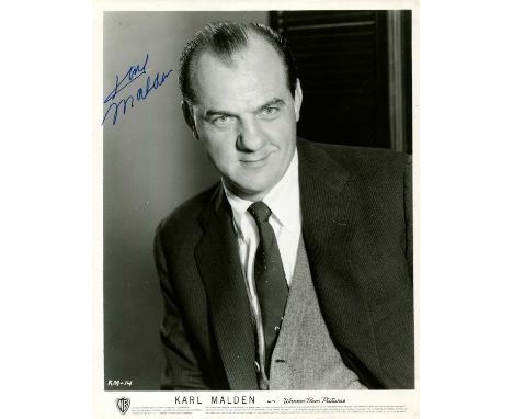 MALDEN KARL: (1912-2009) American character actor, Academy Award winner for Best Supporting Actor in 1951 for his role as Har