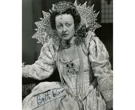 DAVIS BETTE: (1908-1989) American actress, Academy Award winner for Best Actress in 1938 for her role as Julie Marsden in Jez