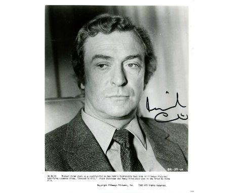 CAINE MICHAEL: (1933- ) English actor, Academy Award winner for Best Supporting Actor in 1986 for his role as Elliot in Hanna