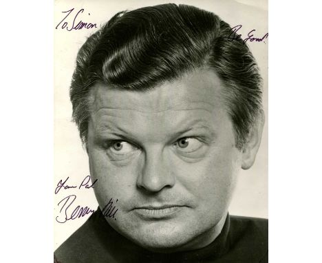 HILL BENNY: (1924-1992) English comedy actor. Signed and inscribed 8 x 10 photograph of Hill in a close-up portrait study. Si
