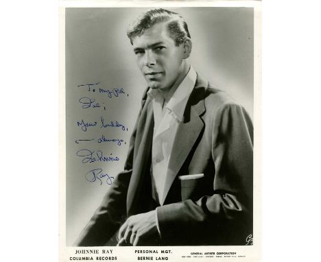 POPULAR MUSIC: Selection of signed pieces, cards, signed postcard photographs and slightly larger, 8 x 10s (many vintage), a 