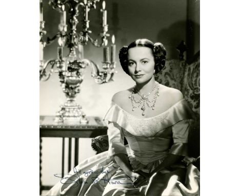 DE HAVILLAND OLIVIA: (1916-2020) British actress, Academy Award winner for Best Actress in 1946 for her role as Miss Josephin