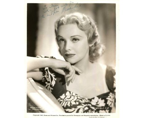CARROLL MADELEINE: (1906-1987) English actress, remembered for her role as Pamela in Alfred Hitchcock's British spy thriller 