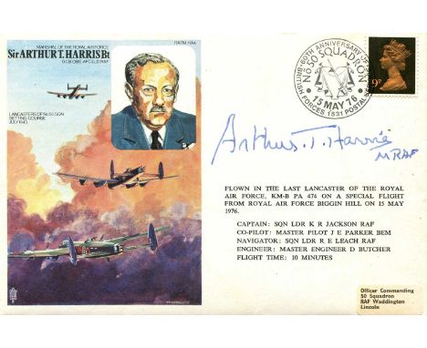 HARRIS ARTHUR T.: (1892-1984) British Marshal of the Royal Air Force, Air Officer Commanding-in-Chief RAF Bomber Command 1942