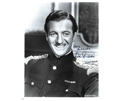 NIVEN DAVID: (1910-1983) British actor, Academy Award winner for Best Actor in 1958 for his role as Major Angus Pollock in Se