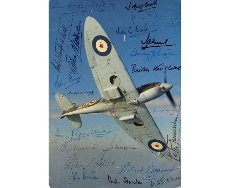 [BATTLE OF BRITAIN]: A colour 6 x 8.5 postcard published by After the Battle and depicting a Vickers Armstrong Supermarine Sp