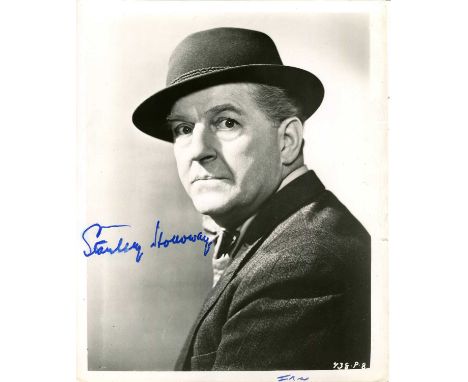 HOLLOWAY STANLEY: (1890-1982) English actor and comedian. Signed 8 x 10 photograph of Holloway in a head and shoulders pose i