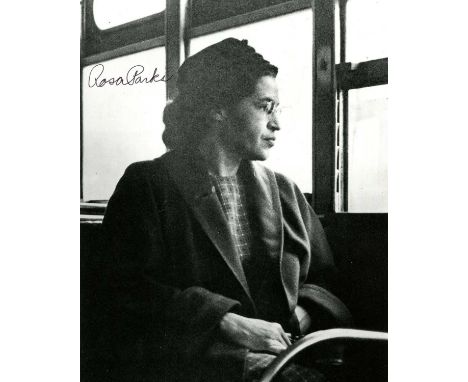PARKS ROSA: (1913-2005) American activist in the civil rights movement, remembered for her pivotal role in the Montgomery bus