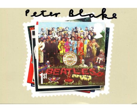 [BEATLES THE]: BLAKE PETER (1932- ) English pop artist who co-created the sleeve design for the Beatles' album Sgt. Pepper's 