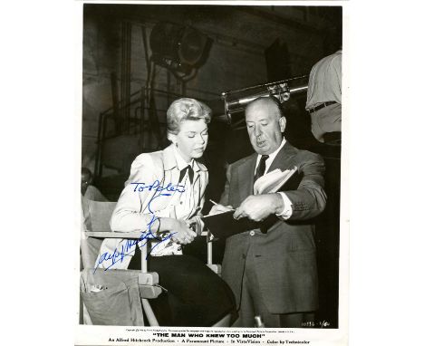 HITCHCOCK ALFRED: (1899-1980) English film director. An excellent vintage signed and inscribed 8 x 10 photograph of Hitchcock