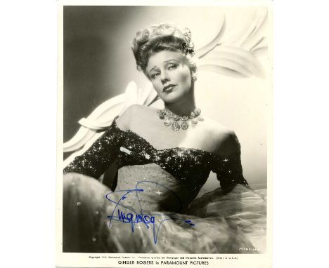 ROGERS GINGER: (1911-1995) American dancer and actress, Academy Award winner for Best Actress in 1940 for her role as Katheri