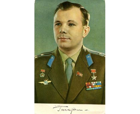 GAGARIN YURI: (1934-1968) Soviet cosmonaut, the first human to journey into outer space, travelling on Vostok 1, 12th April 1
