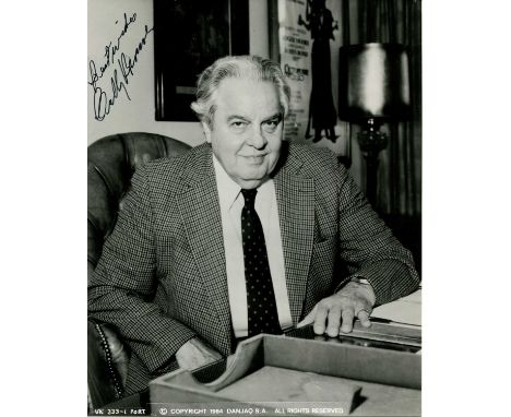 BROCCOLI ALBERT R.: (1909-1996) American Film Producer associated with the James Bond movies. Signed 8 x 10 photograph of Bro