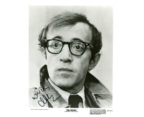 ALLEN WOODY: (1935- ) American film director, actor and comedian, Academy Award winner. Signed 8 x 10 photograph of Allen in 