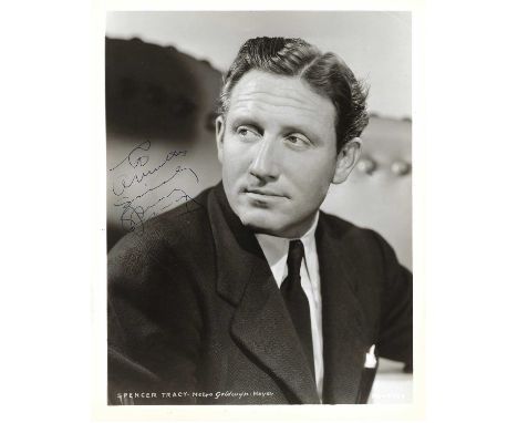 TRACY SPENCER: (1900-1967) American actor, Academy Award winner for Best Actor in 1937 for his role as Manuel Fidello in Capt