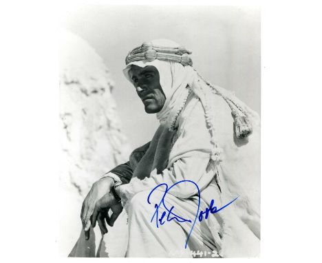 O'TOOLE PETER: (1932-2013) English actor, the recipient of an Honorary Academy Award. Signed 8 x 10 photograph of O'Toole sea