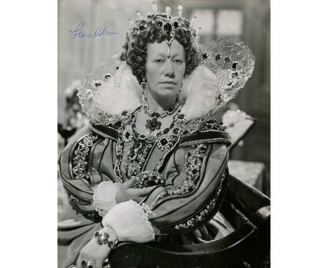 ROBSON FLORA: (1902-1984) British actress. Signed 8 x 10 photograph, the original vintage portrait by Tunbridge of London (an