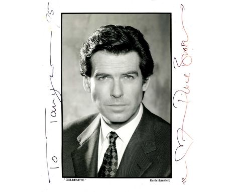 BROSNAN PIERCE: (1953- ) Irish actor, famous for his portrayal of the fictional British secret agent James Bond in four films