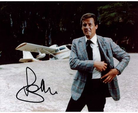 MOORE ROGER: (1927-2017) English actor, famous for his portrayal of the fictional British secret agent James Bond in seven fi