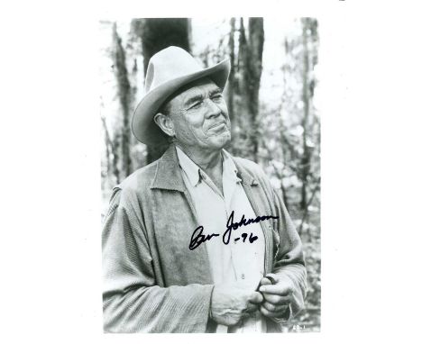 JOHNSON BEN: (1918-1996) American actor, Academy Award winner for Best Supporting Actor in 1971 for his role as Sam the Lion 