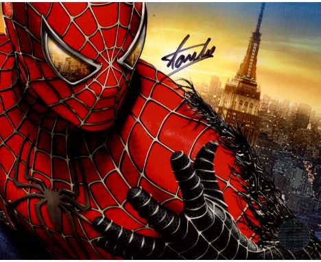 LEE STAN: (1922-2018) American comic book writer, formerly editor-in-chief of Marvel Comics and co-creator of Spider-Man. Sig