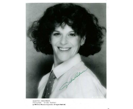 RADNER GILDA: (1946-1989) American actress and comedian, famous for her performances on Saturday Night Live. A scarce signed 
