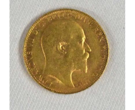 Edward VII, 1910, gold Sovereign