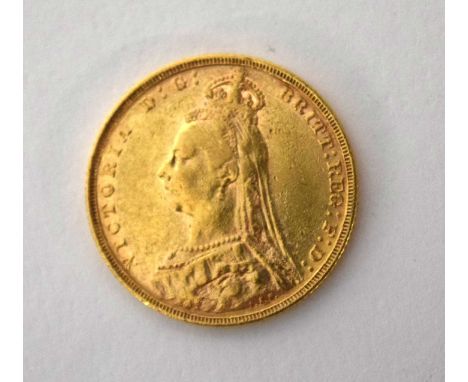 Queen Victoria 1892 gold sovereign