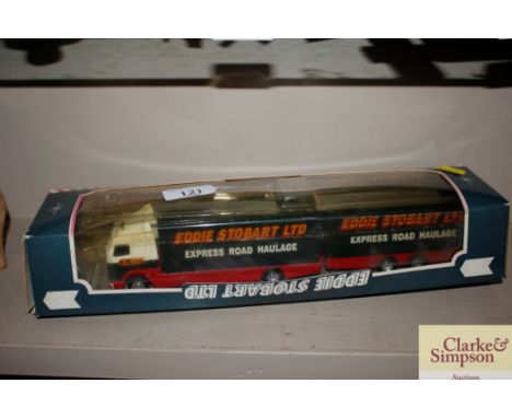 A Corgi Eddie Stobart lorry and trailer (boxed)