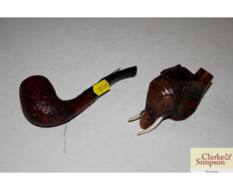 Two vintage pipes