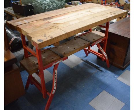 A Metal Framed Multi Purpose Workbench, 'Adapt Bench', 112cm Wide 